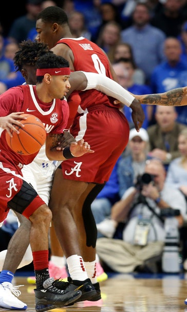 No. 14 Kentucky tops Alabama 76-67 for 1,000th SEC victory